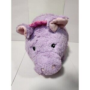 Your Zone Jumbo Plush Purple Simmering Mermaid Piggy Pig Bank